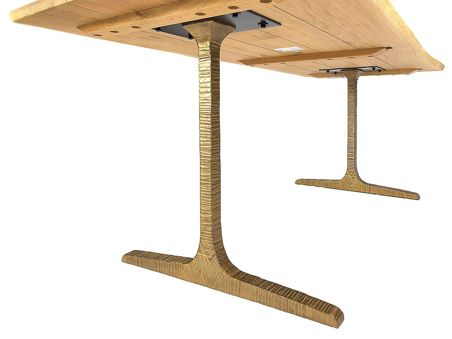 T LEG DINING TABLE