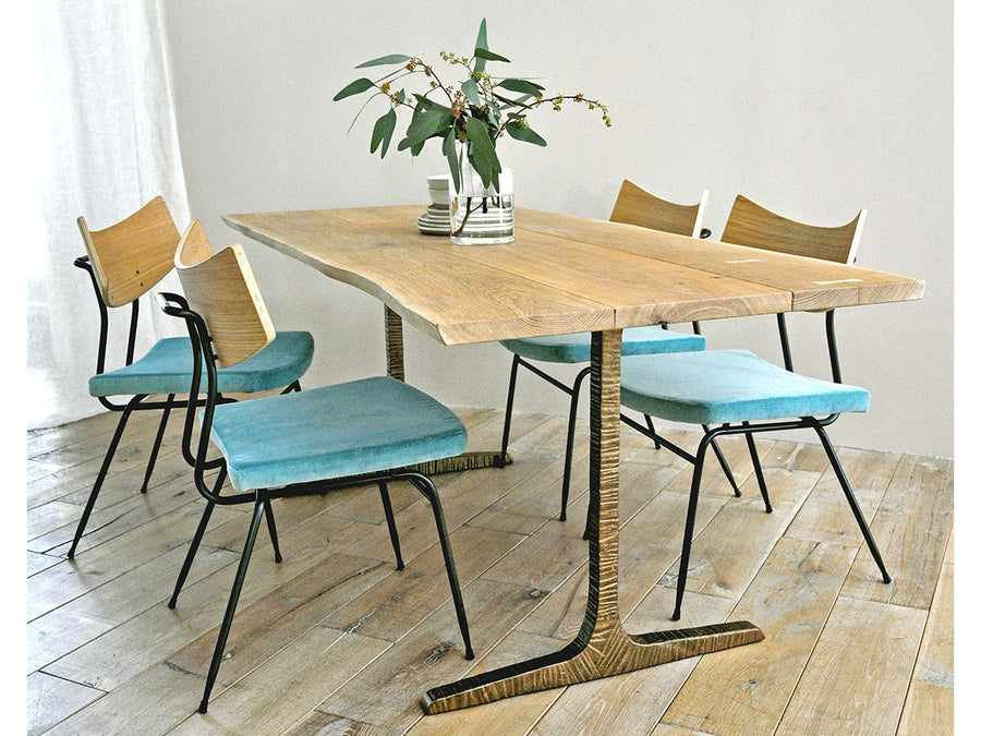 T LEG DINING TABLE