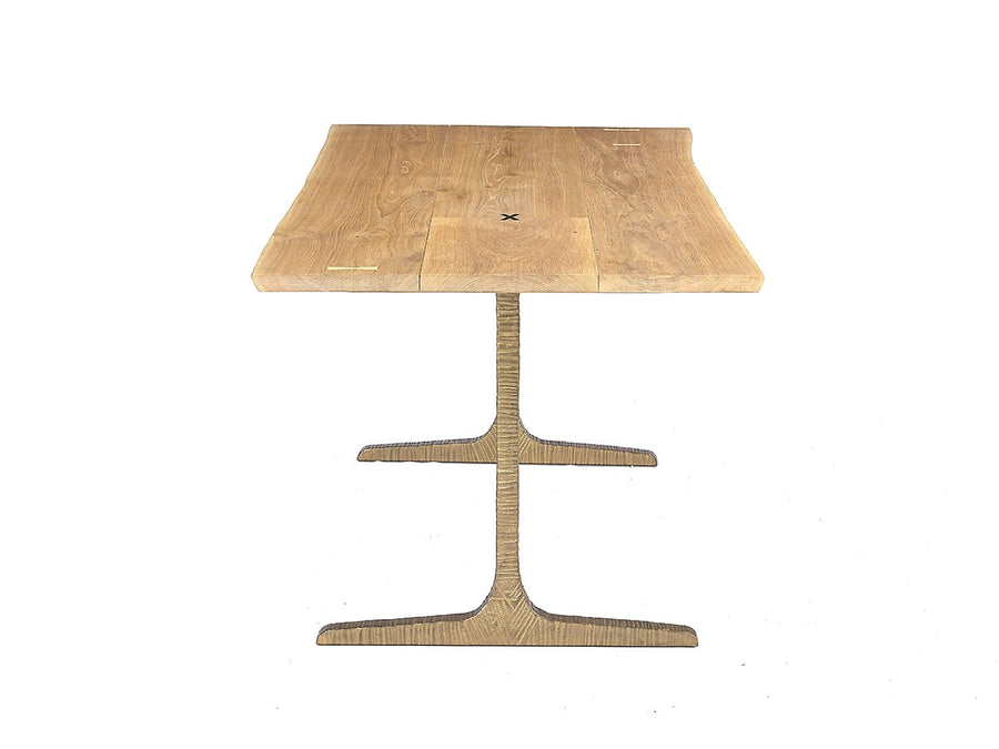 T LEG DINING TABLE