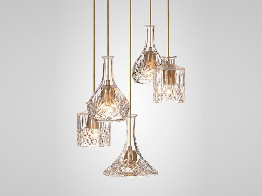 DECANTER CHANDELIER 5 PIECE