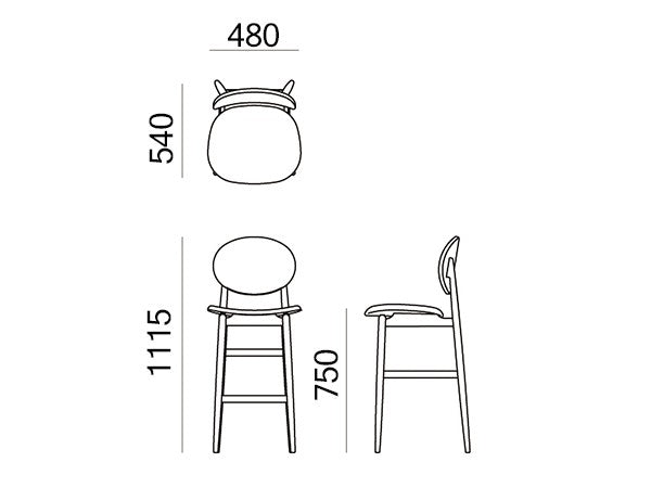 Outline Barstool