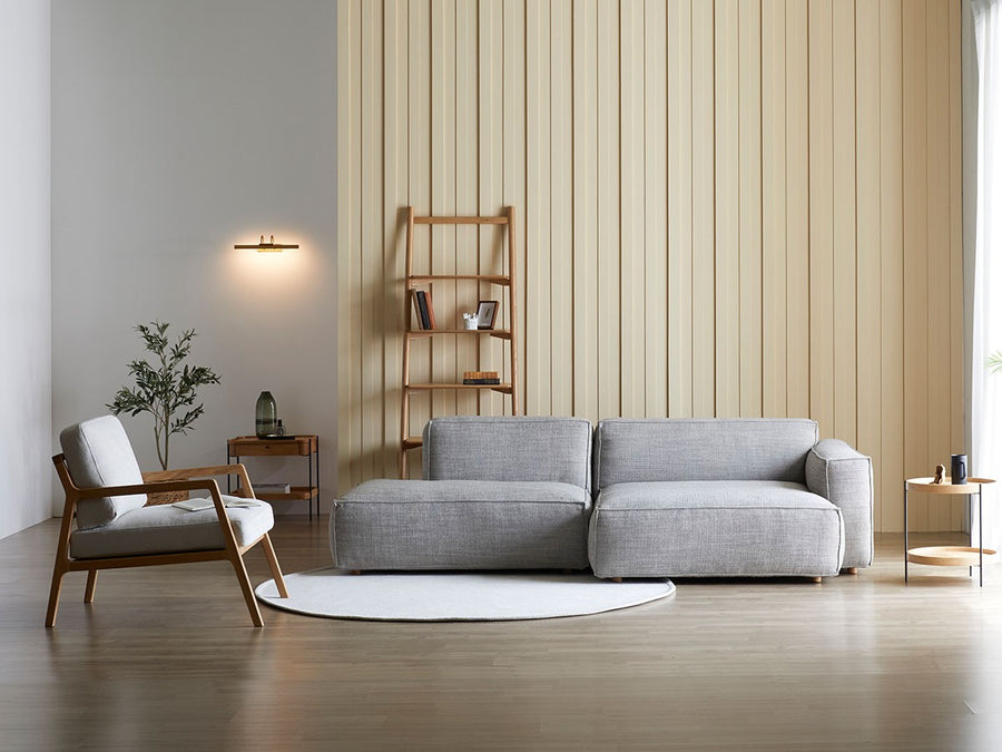 BAKER sofa 1-arm + open end