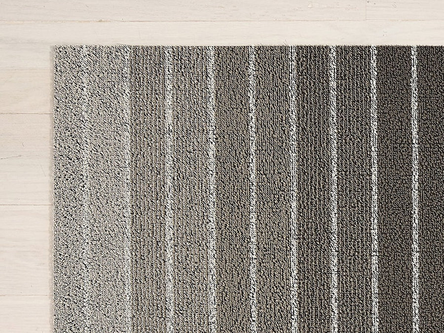 Block Stripe Shag Mat