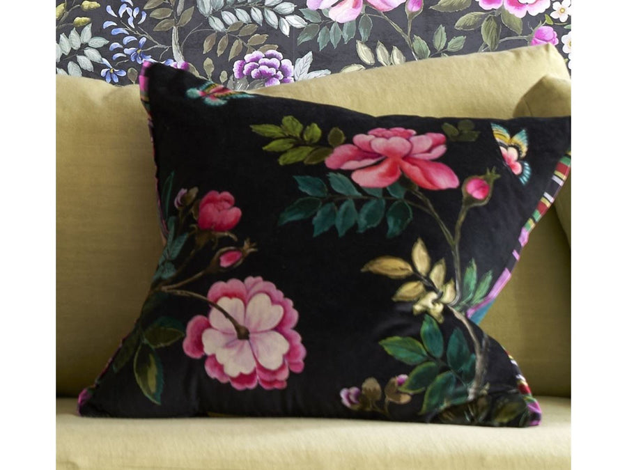 Porcelain de Chine Velours Cushion