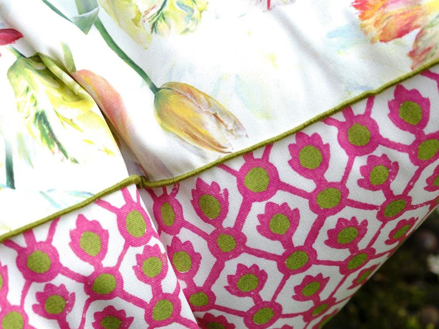 Tulip Garden Outdoor Cushion