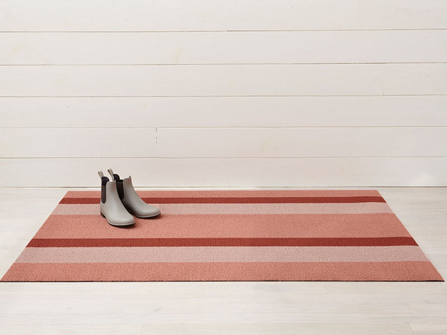 Bold Stripe Shag Mat