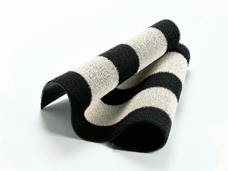 Bold Stripe Shag Mat