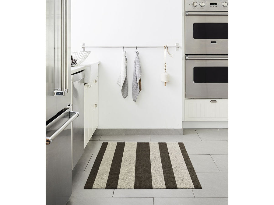 Bold Stripe Shag Mat