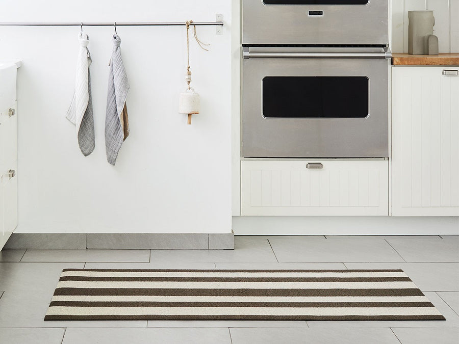 Bold Stripe Shag Mat