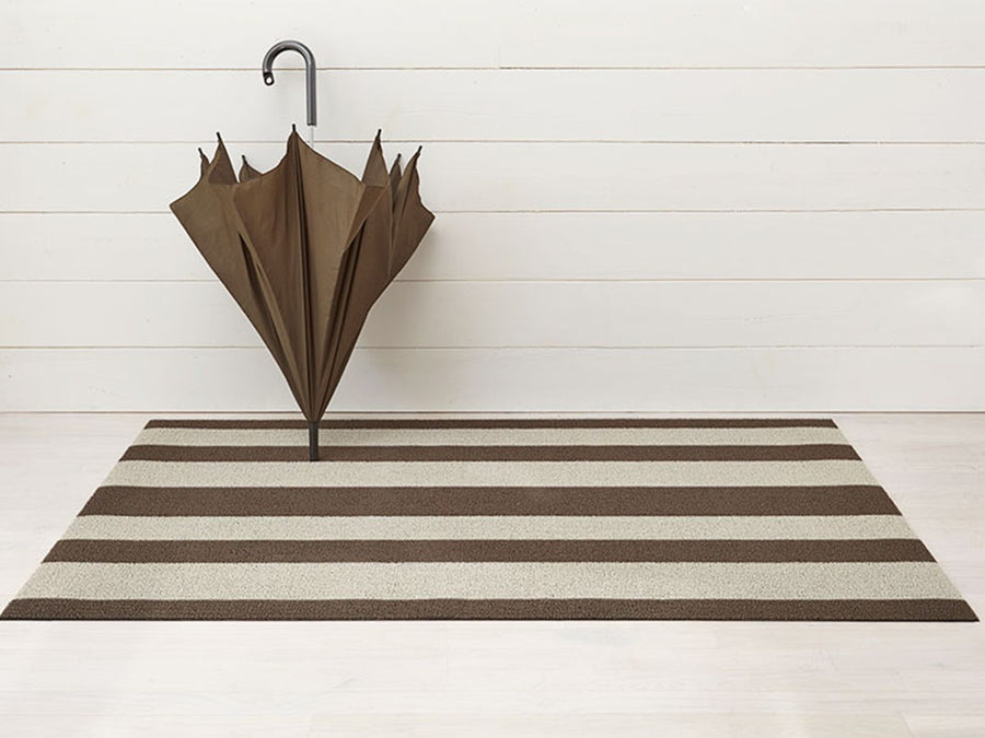 Bold Stripe Shag Mat