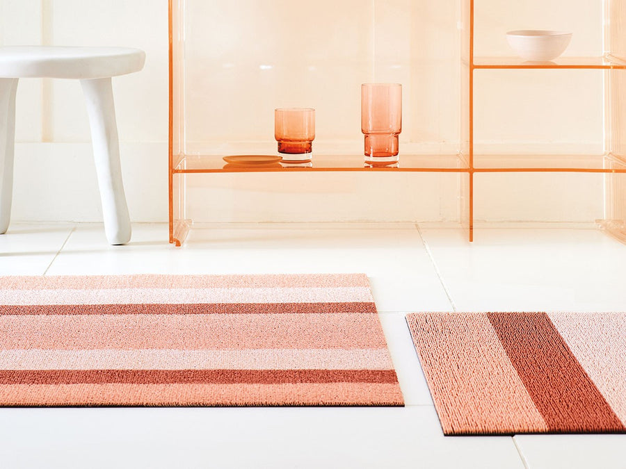 Bold Stripe Shag Mat