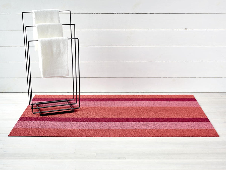 Bold Stripe Shag Mat