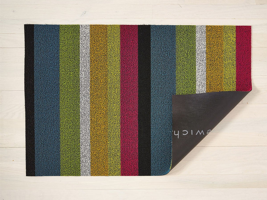 Bold Stripe Shag Mat