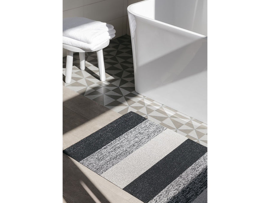 Marbled Stripe Shag Mat