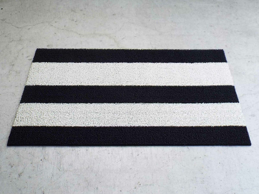 Bold Stripe Shag Mat