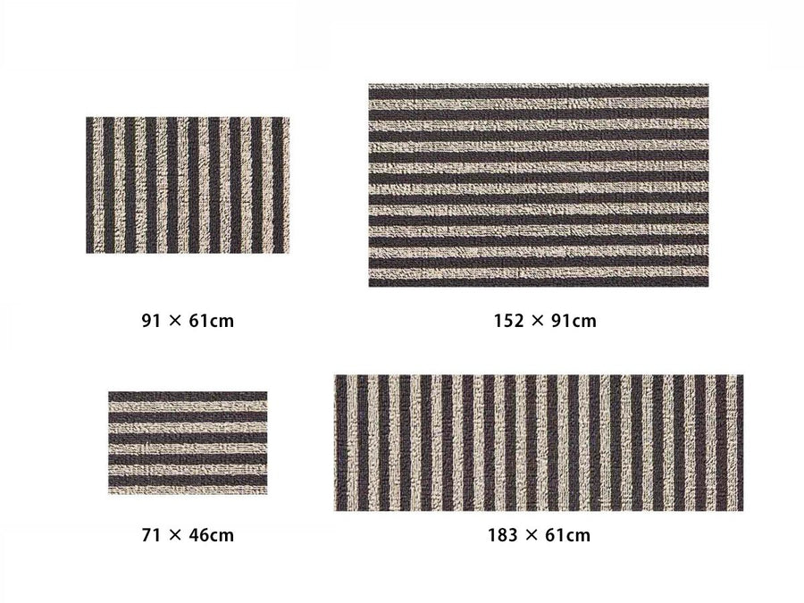 Breton Stripe Shag Mat