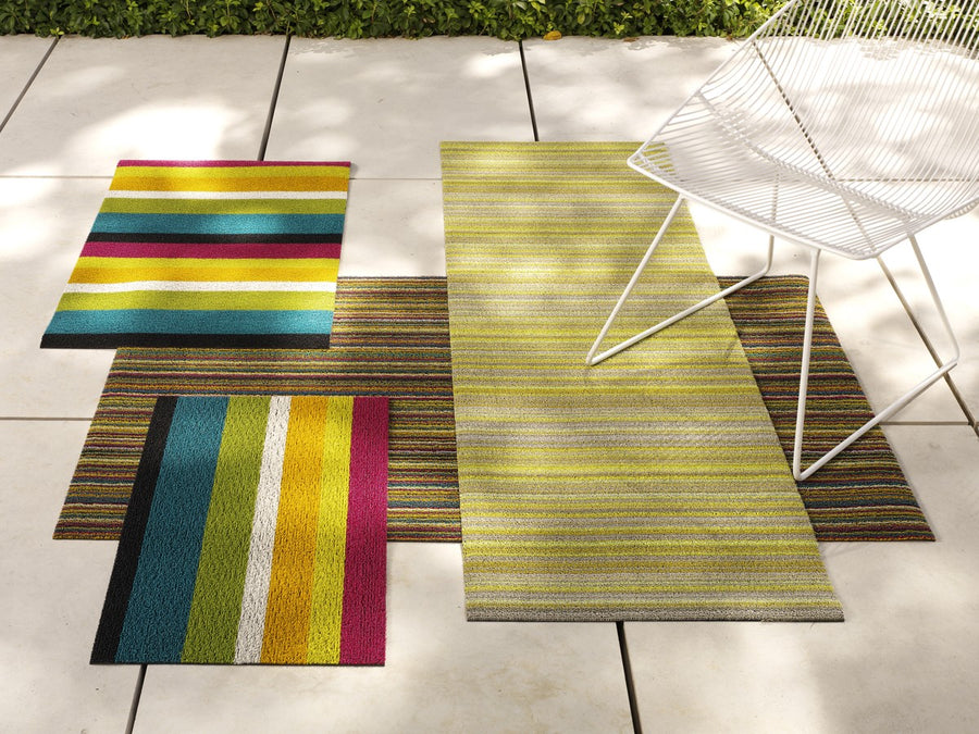 Bold Stripe Shag Mat