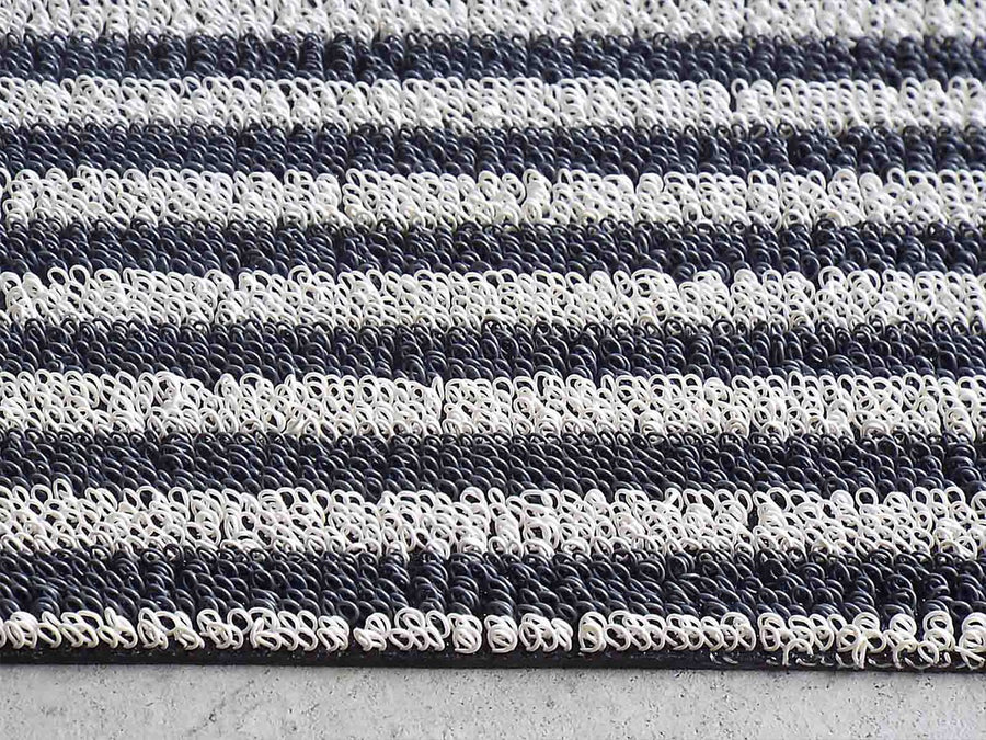 Breton Stripe Shag Mat