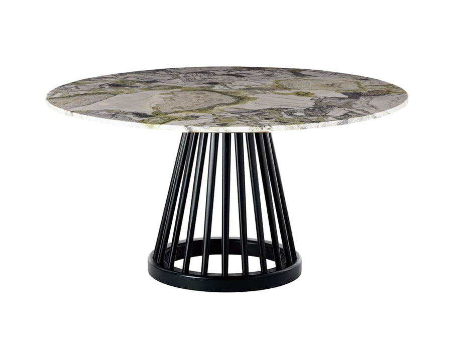 Fan Table Base + Primavera Marble Top Round 900