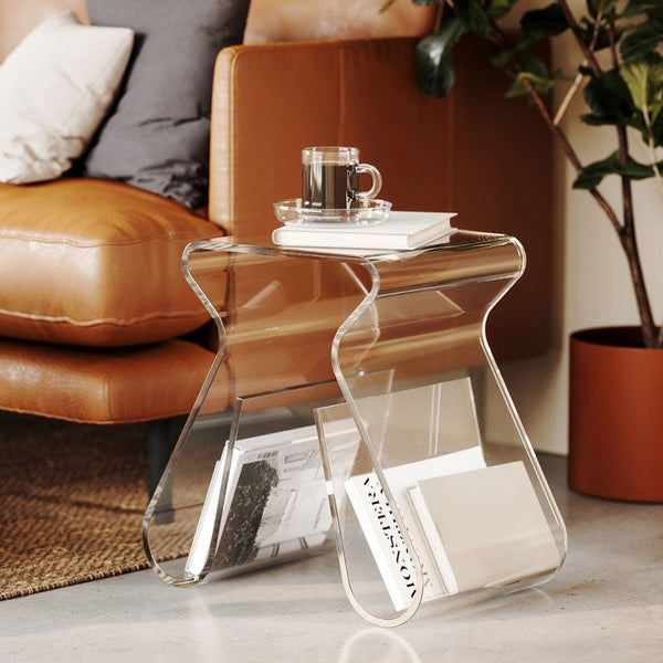 Magino Stool &amp; Magazine Rack