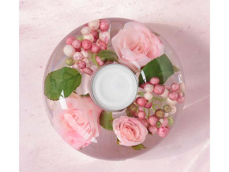 CANDLE HOLDER PRIMA ROSE