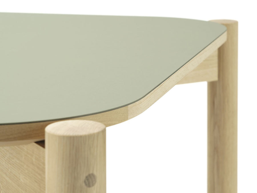 CASTOR TABLE LINOLEUM 180