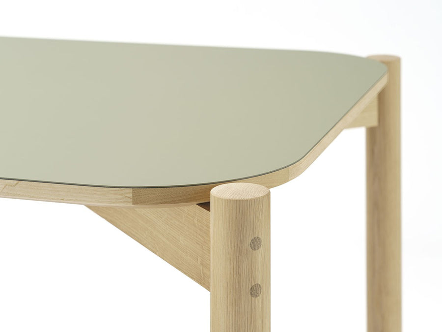 CASTOR TABLE LINOLEUM 180