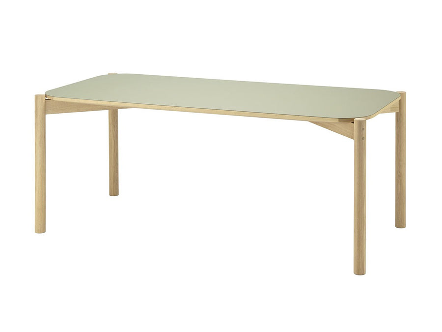 CASTOR TABLE LINOLEUM 180