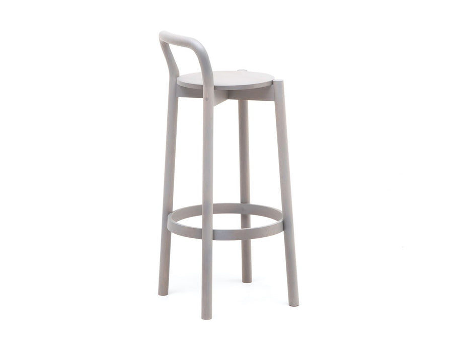 CASTOR BARSTOOL with BACKREST