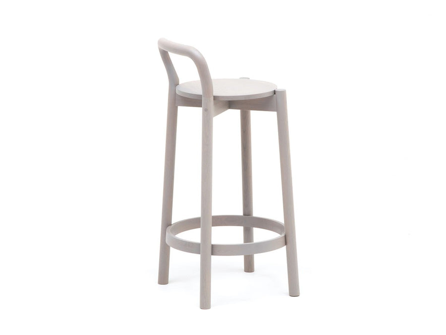 CASTOR BARSTOOL with BACKREST