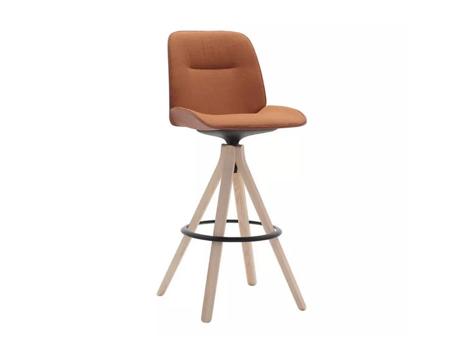 Nuez Barstool Upholstered Shell Pad