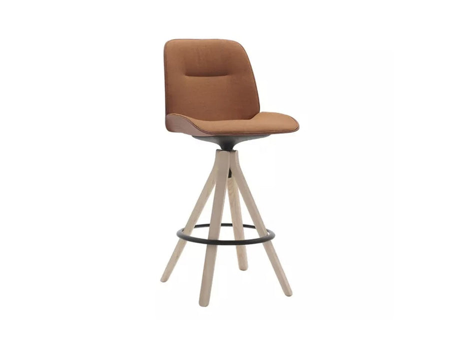 Nuez Counter Stool Upholstered Shell Pad