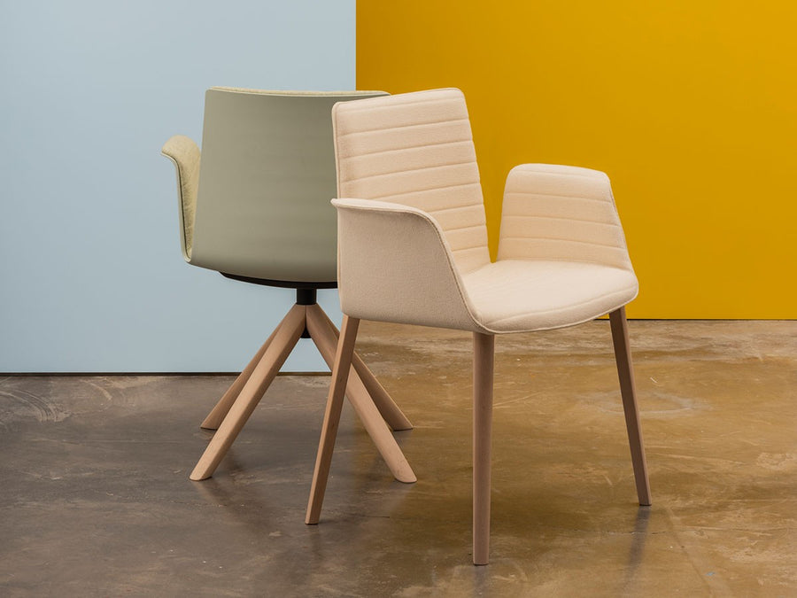 Flex Armchair Fully Upholstered Shell