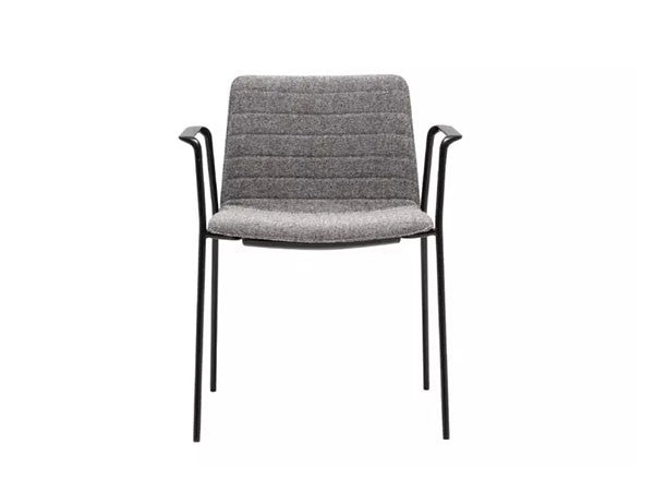 Flex Chair Stackable Armchair Fully Upholstered Shell