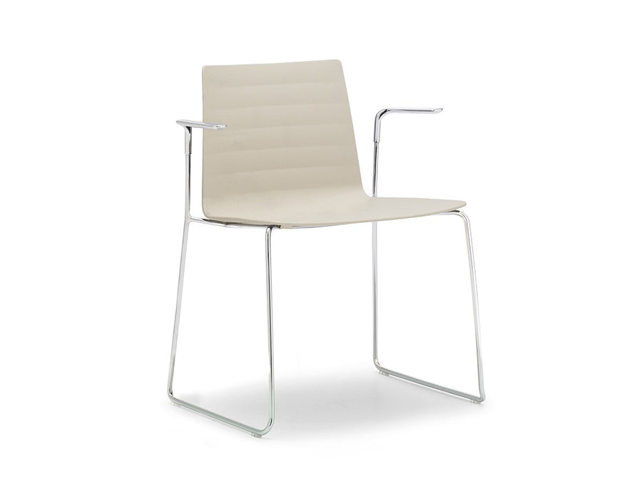 Flex Chair Stackable Armchair Thermo-polymer Shell