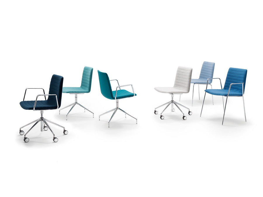 Flex Corporate Stackable Armchair Fully Upholstered Shell