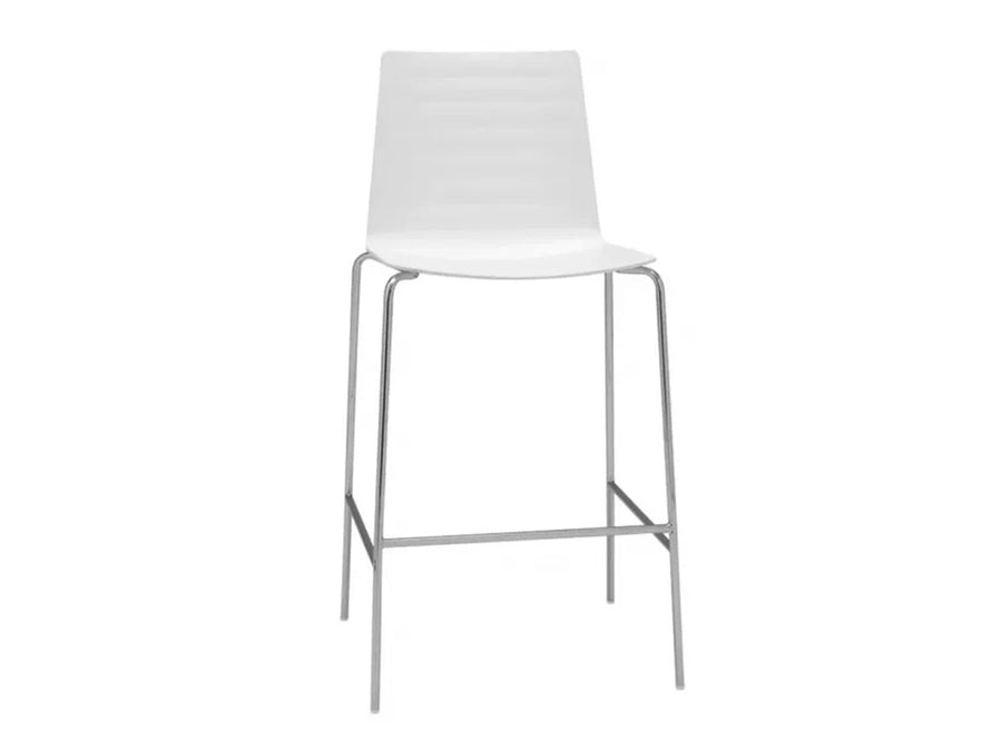 Flex High Back Barstool Thermo-polymer Shell