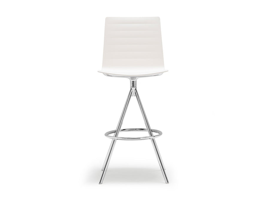 Flex High Back Barstool Thermo-polymer Shell