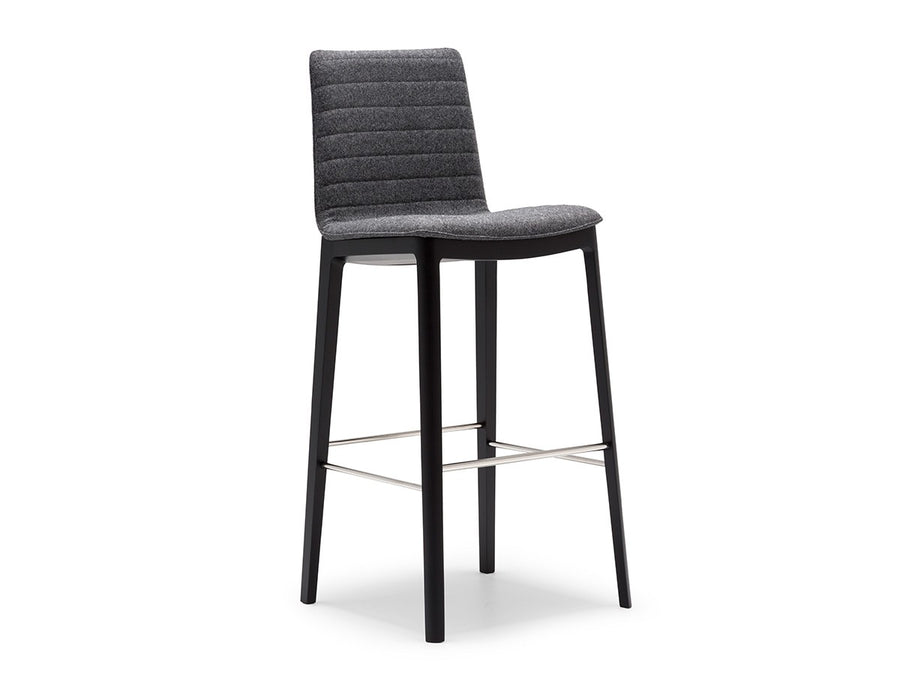 Flex High Back Barstool Fully Upholstered Shell