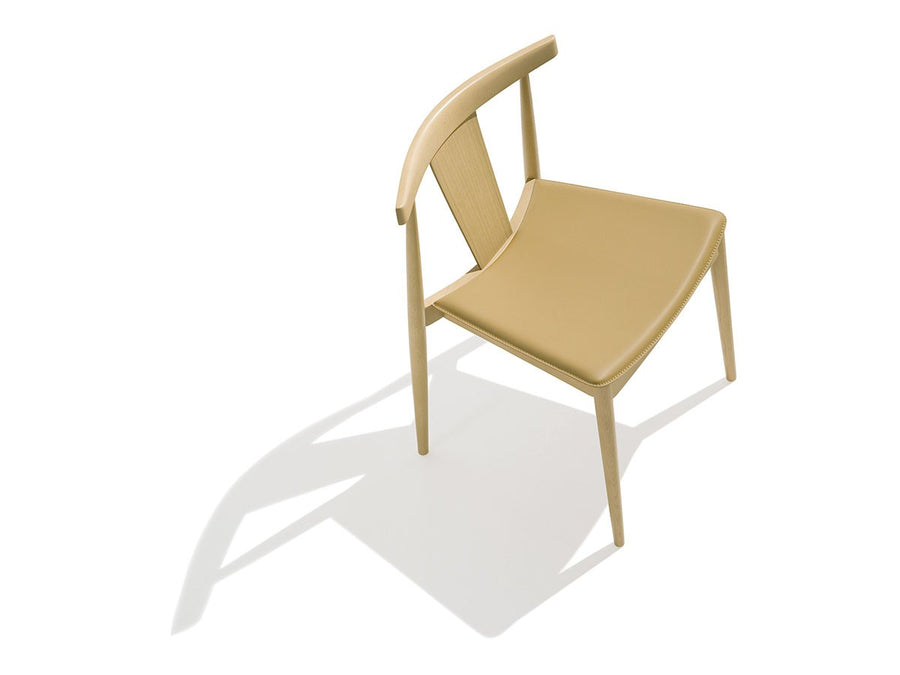 Smile Stackable Chair with Upholstered Seat