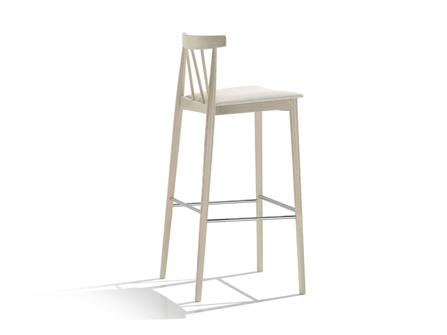 Smile Barstool with Upholstered Seat