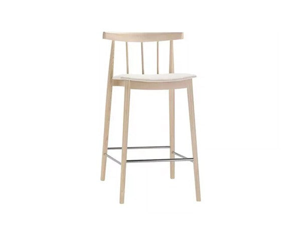 Smile Counter Stool with Upholstered Seat