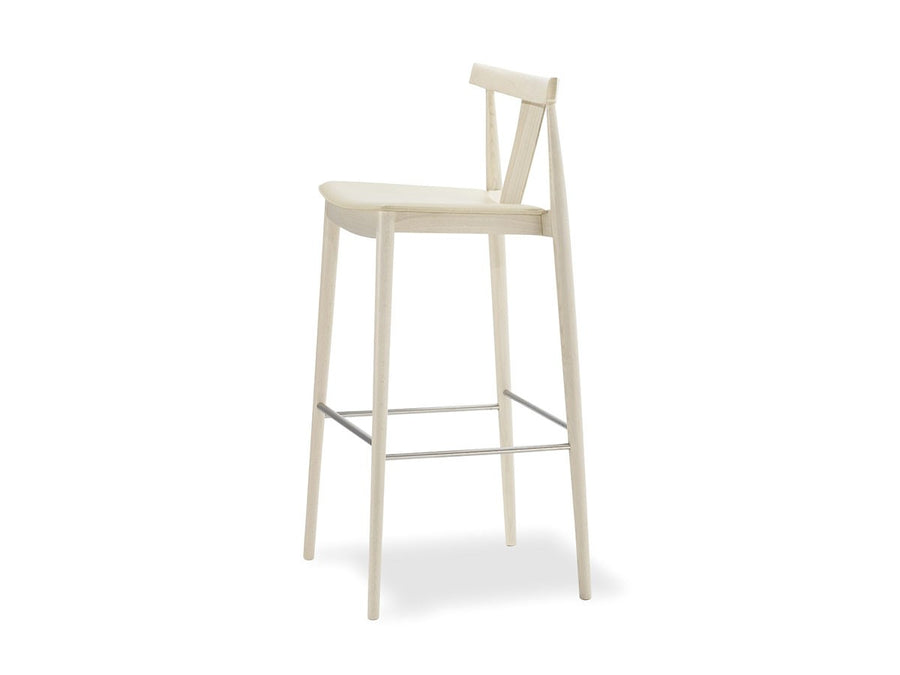 Smile Barstool with Upholstered Seat