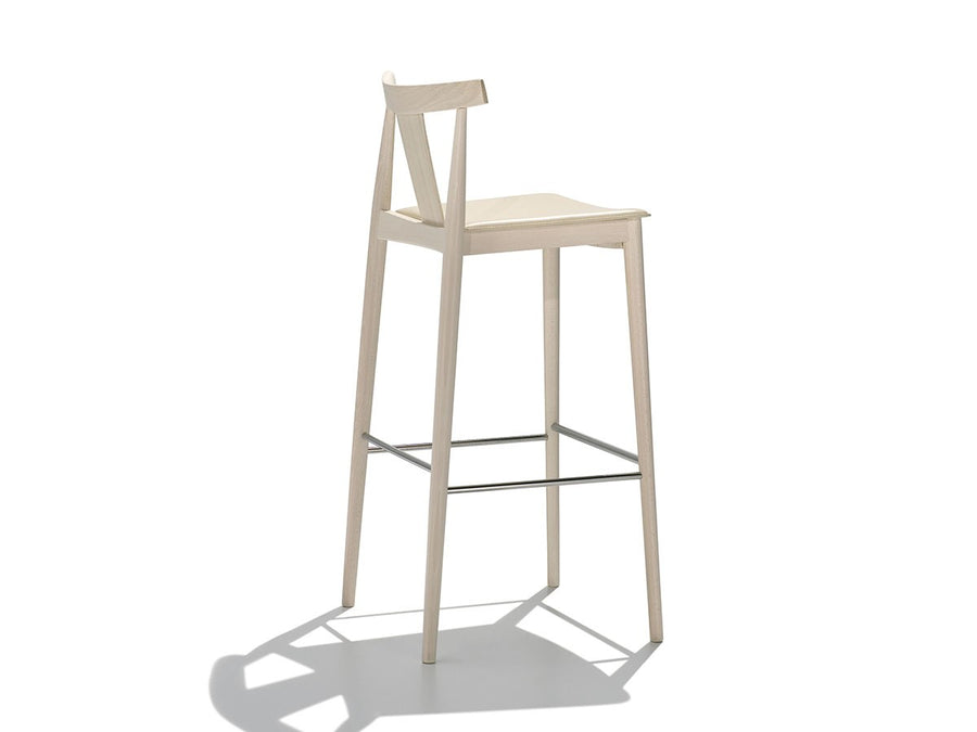 Smile Barstool with Upholstered Seat