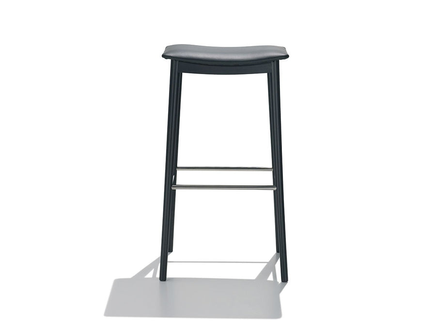 Smile Backless Barstool with Upholstered Seat