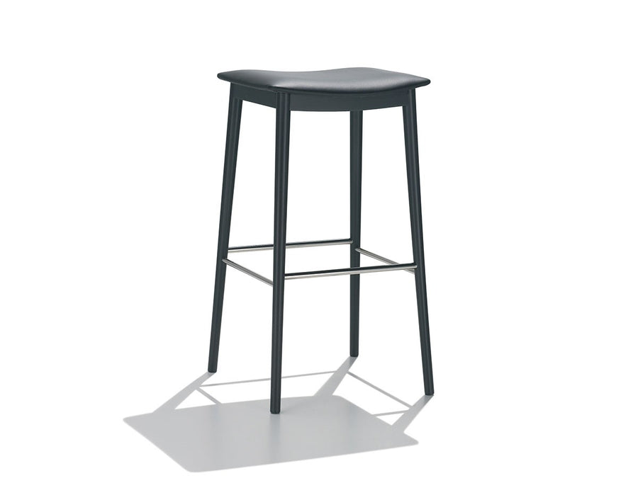 Smile Backless Barstool with Upholstered Seat