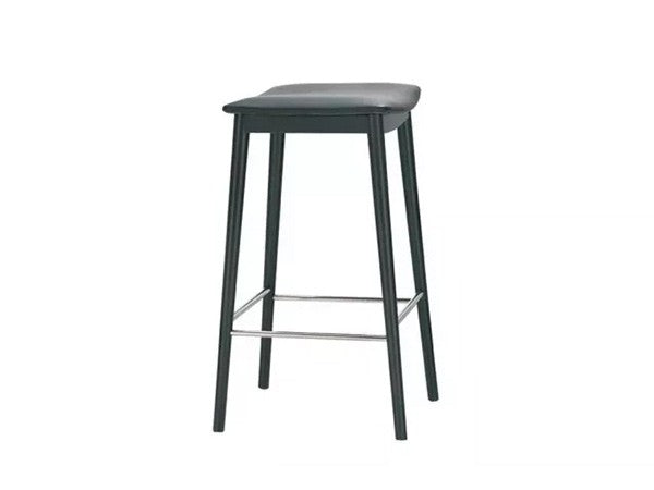 Smile Backless Counter Stool with Upholstered Seat