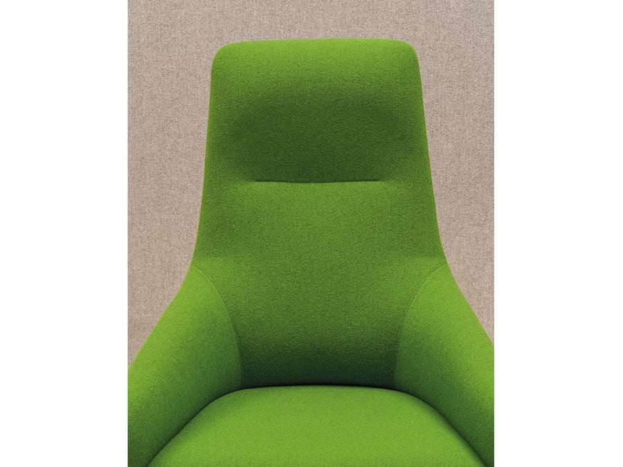 Alya High Back Lounge Chair Fully Upholstered