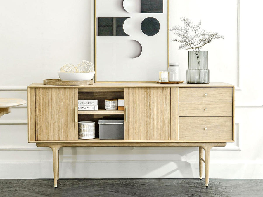 JULIE SIDEBOARD WHITE OAK