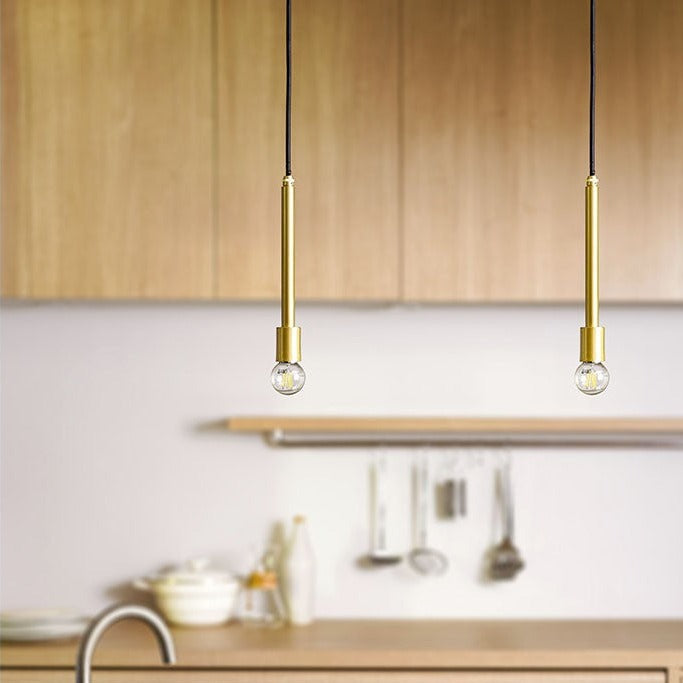 BRASS PILLAR 1 PENDANT LAMP